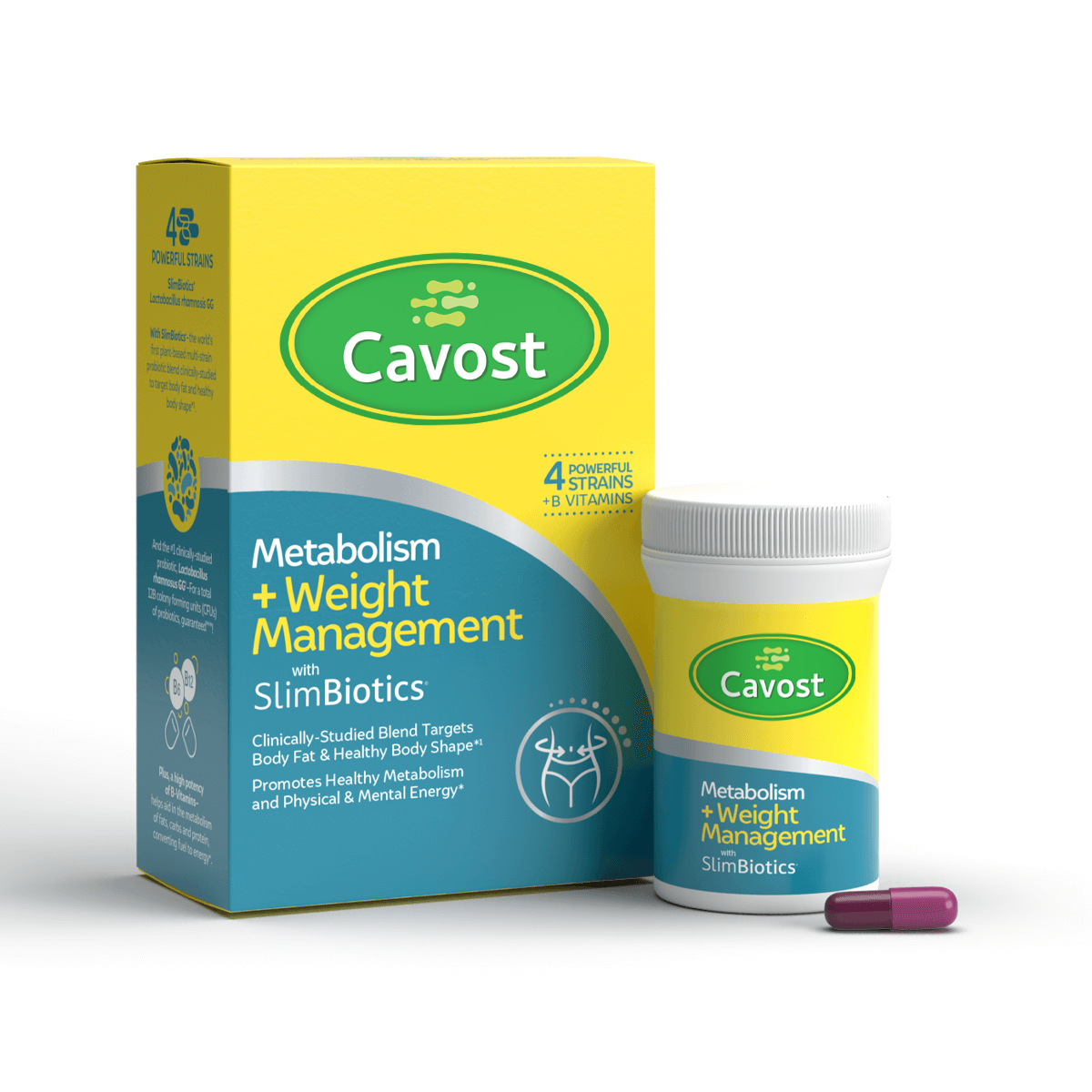 Cavost® Metabolism + Weight Management with SlimBiotics® Capsules