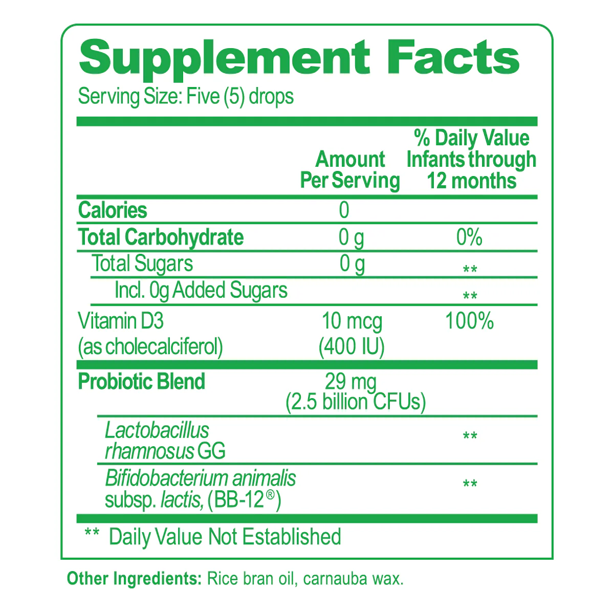 Cavost® Baby Immune + Digestive Support Probiotic & Vitamin D Drops