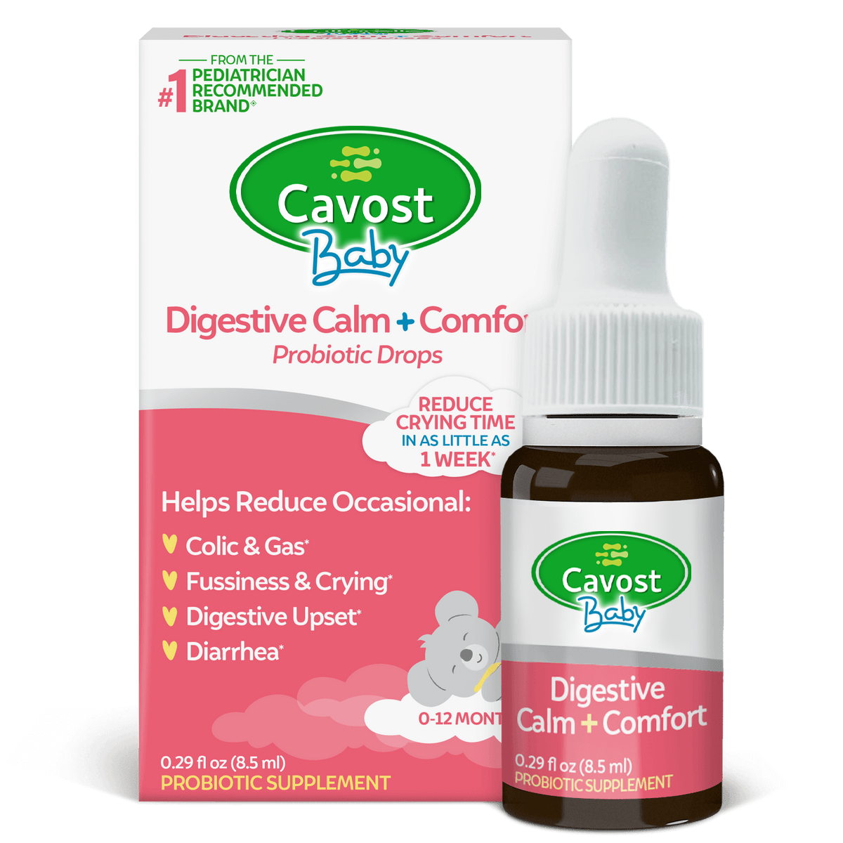 Cavost® Baby Digestive Calm + Comfort Probiotic Drops