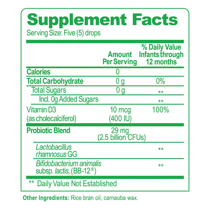 Cavost® Baby Immune + Digestive Support Probiotic & Vitamin D Drops